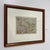 Rustic European Antique Framed Map of Poland For Sale - Image 3 of 12