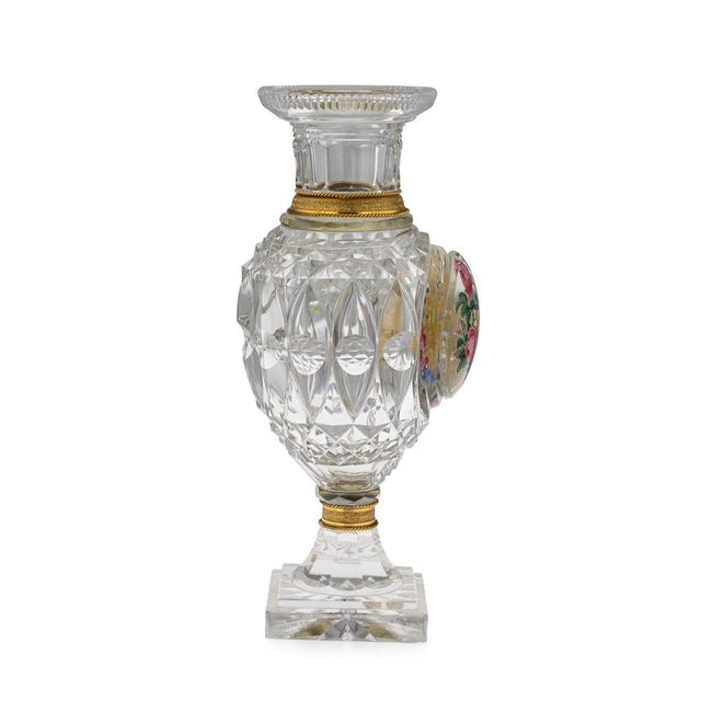 Antique French Baccarat and Ormolu Mounted the Jokelson Vases, 1830, Set of 2 For Sale - Image 11 of 18