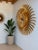 Gold Art Noveau Style Sunburst Carved Golden Mirror For Sale - Image 8 of 10