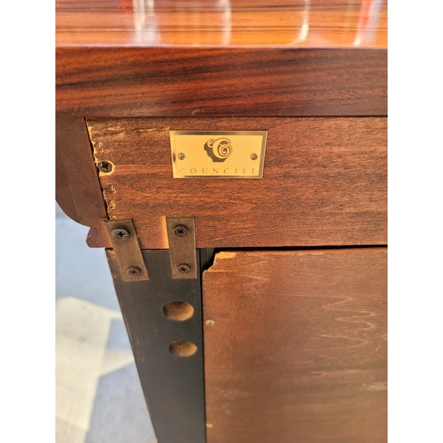 Late 20th Century Councill Furniture Mirrored Console Table Chairish