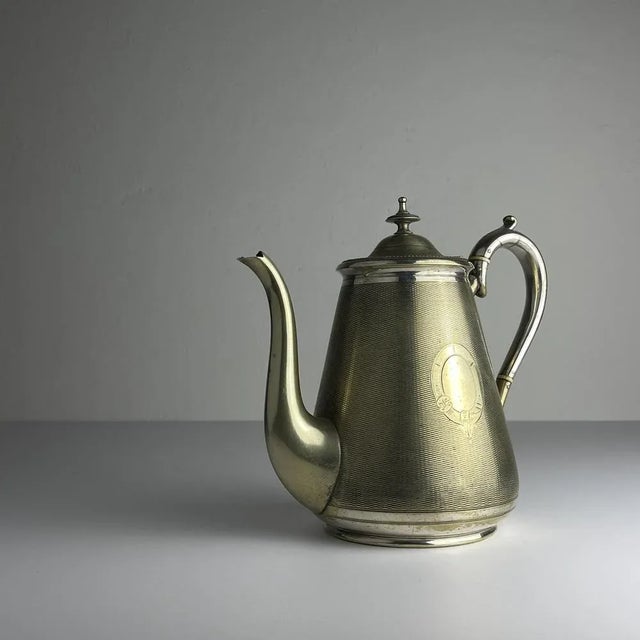 Silver Plated Coffee Pot by Benetfink & Co For Sale - Image 6 of 18