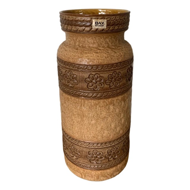 Large West-German Vase by Bay Keramik, 1960s For Sale - Image 9 of 9