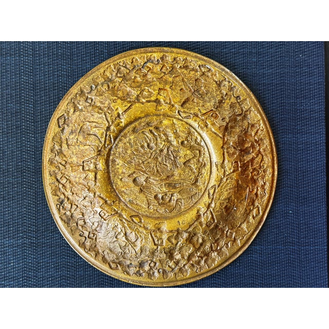 Bronze Bronze French Relief Plaque American Indian War Attack For Sale - Image 8 of 8