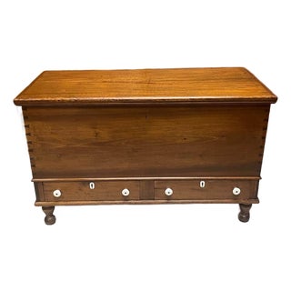 Vintage Custom Crafted Blanket Chest For Sale