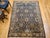 Vintage Persian Malayer Area Rug, Hand-Knotted Wool, Geometric Pattern, 5x7, Navy & Ivory For Sale - Image 15 of 18