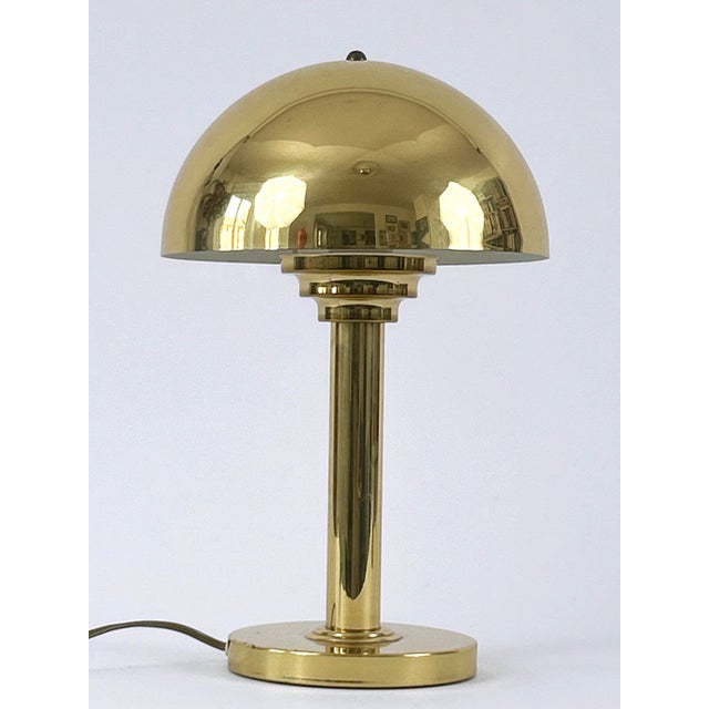 Mid-Century Modern Brass Table Lamp from WSB, Germany, 1970s For Sale - Image 12 of 18