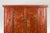 19th Century 19th Century Large Chinese Qing Dynasty Red Lacquer Armoire with Gilt Décor For Sale - Image 5 of 13