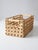 Brown Vintage Woven Storage Basket For Sale - Image 8 of 12