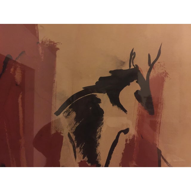 Abstract Expressionism Shridbar Iyer Abstract Painting For Sale - Image 3 of 4