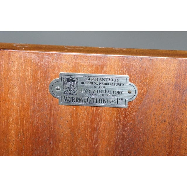 A stunning pair of burr walnut Waring & Gillow 1932 bedside lamp wine table cupboards These are very good looking well...