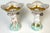 Pair of KPM Berlin Porcelain Figural Tazza with Reticulated Gilt Baskets, Putti Supports & Hand-Painted Ruin Landscapes,...