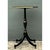 Mid 20th Century Vintage Black and Gold Trim Pedestal Table For Sale - Image 5 of 12