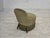 Wood Danish Easy Chair in Green Furniture Velour, 1960s For Sale - Image 7 of 16