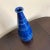 Italian pottery blue sgraffito vase by Ethan Allen. In the style of Aldo Londi/ Bitossi Rimini.