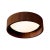 Tambo Flush Mount Ceiling Light by Nova of California - Glass Diffuser, Weathered Brass, Dark Walnut, Dimmable, 14" For Sale In Los Angeles - Image 6 of 14