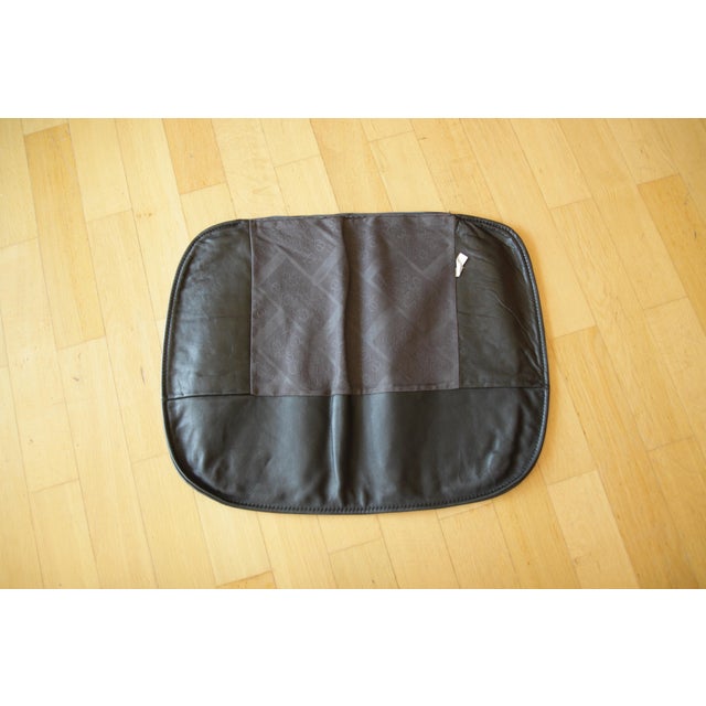 Mid-Century Modern Back Cushion Cover 61 in Black Leather from De Sede For Sale - Image 3 of 5