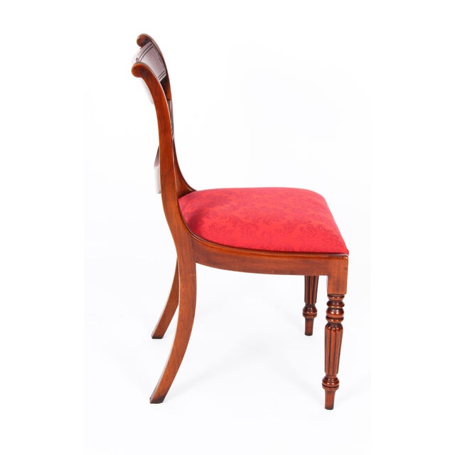 Vintage Regency Revival Swag Back Dining Chairs, Set of 12 For Sale - Image 17 of 18