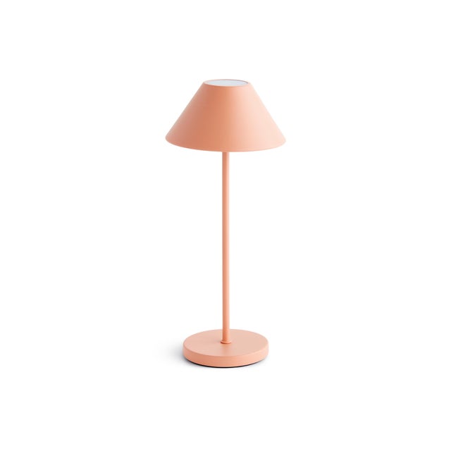 Metal Alluna Cordless Led Lamp 14" - Melon For Sale - Image 7 of 7