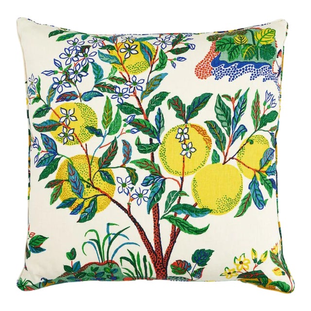 Citrus Garden 22" Pillow For Sale