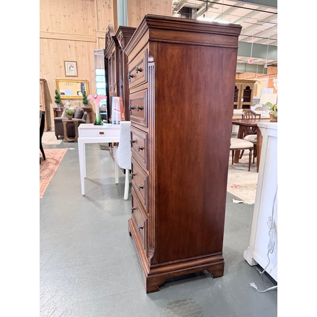 Transitional Ethan Allen Tuscany Chianti Tall Lingerie Chest For Sale - Image 3 of 11