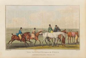 Henry Alken, The Favorite Between the Heats, Etching, 1822