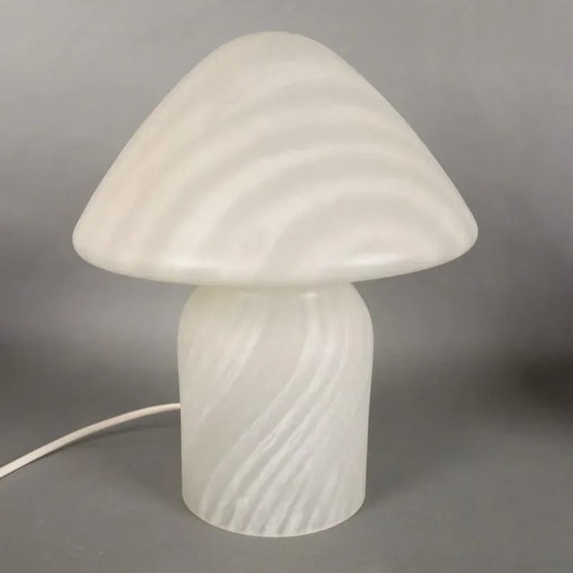 German Colored Glass Mushroom Table Lamp from Doria Leuchten, 1960s For Sale - Image 6 of 6