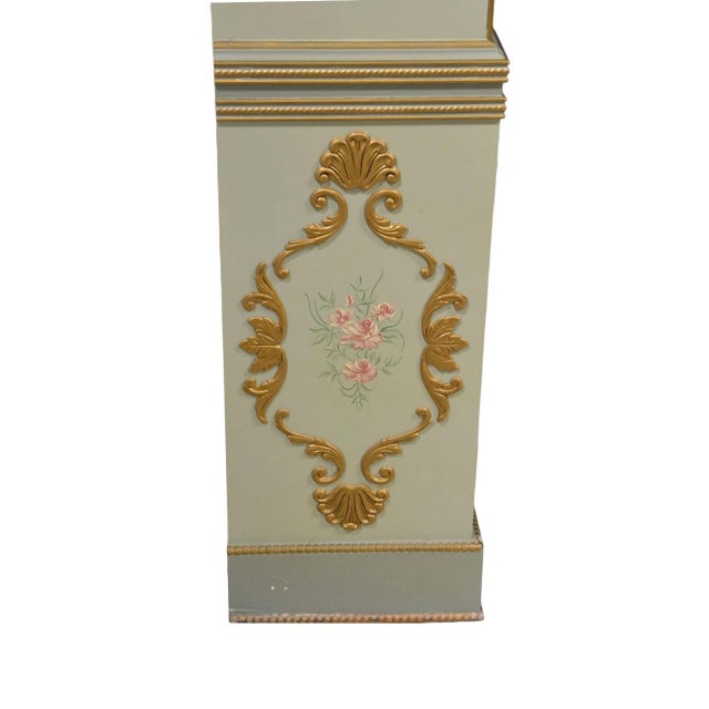Early to Mid-20th Century Louis XVI Style Italian Hand-Painted China Cabinet For Sale - Image 9 of 11