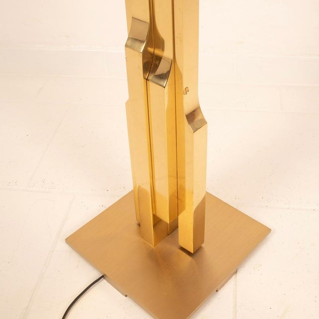 Gold Floor Lamp Gaetano - Sculpture 99 by Luciano Frigerio for Frigerio Di Desio 1/99, 1960s For Sale - Image 8 of 18