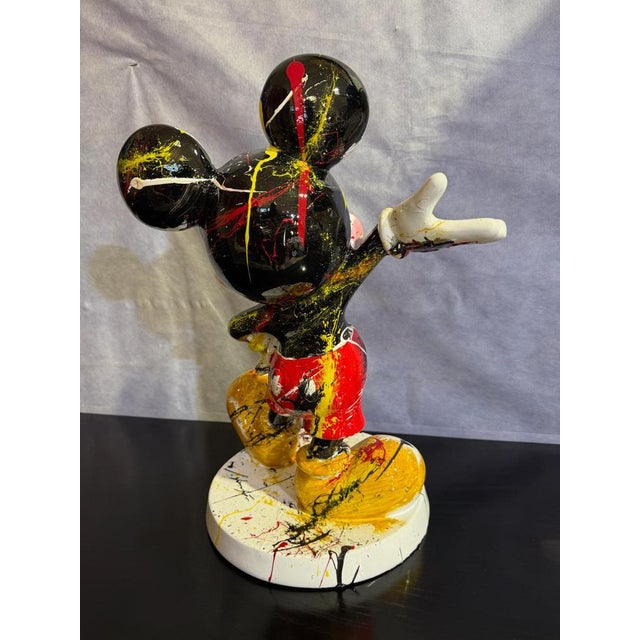 Silvio Formichetti, Mickey Mouse, 21st Century, Epoxy Resin For Sale - Image 6 of 17