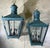 Large Pair of Vintage Copper Hanging Lanterns - 12”x 12”x 24” For Sale - Image 12 of 12