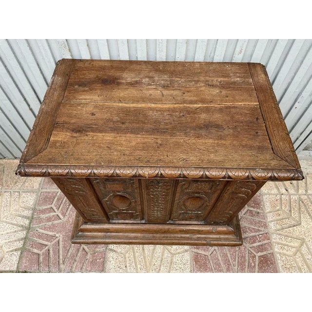 Antique Oak Safe For Sale - Image 5 of 10