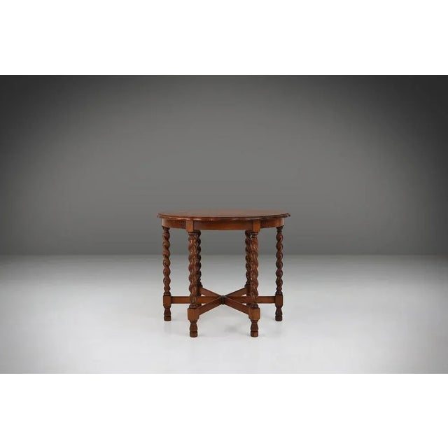 Oak Side Table, 1890s For Sale - Image 4 of 12