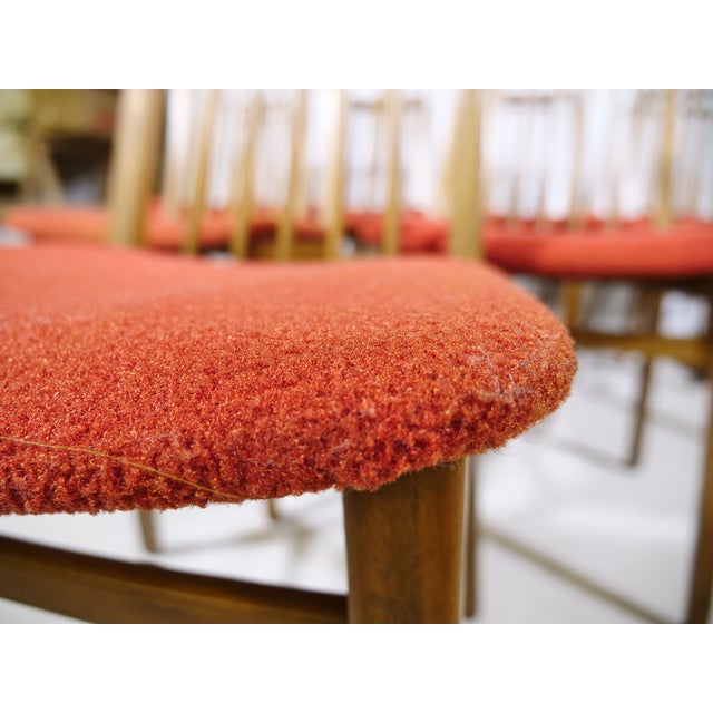 Mid-Century Dining Chairs in Walnut, 1960s, Set of 10 For Sale - Image 12 of 13