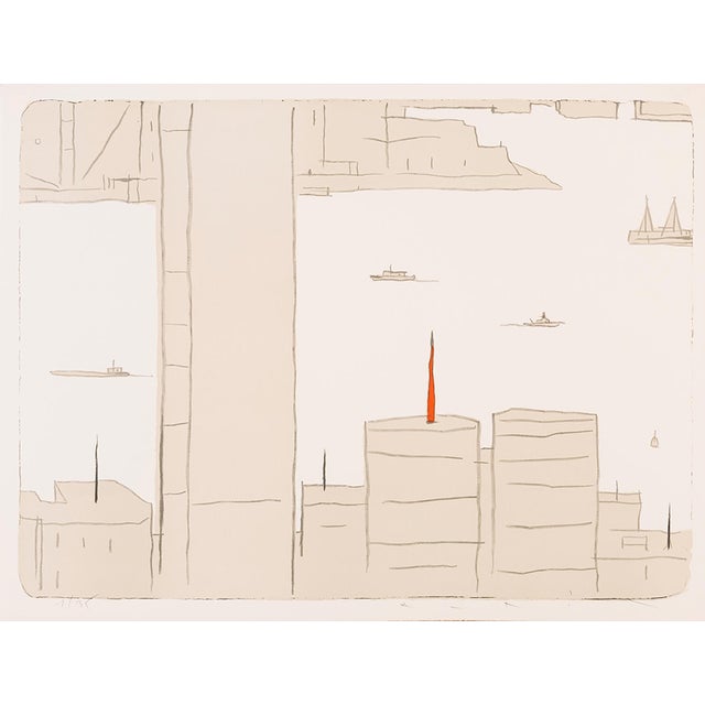 François avri hk morning, 2017 4-colour lithograph onbfk rives paper weight : 270g edition of 35 copies, hand signed and...