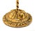 Vintage Gold Finished Metal Three-Ring Guest Towel Holder – Hollywood Regency / Neoclassical For Sale - Image 9 of 12
