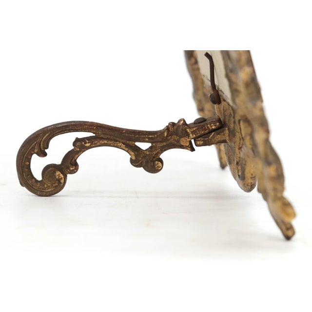 Antique Baroque Revival Floral Tabletop Frame For Sale - Image 4 of 6