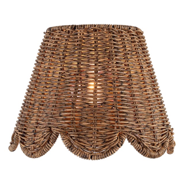 Regina Andrew Kismet Scalloped Sconce, Natural Brass For Sale