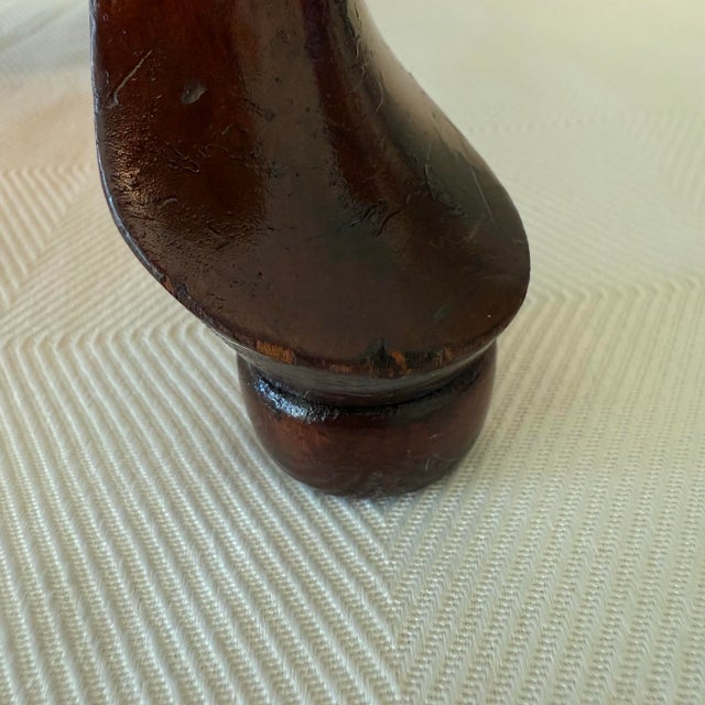 Wine Early 20th Century European Needlepoint Footstool For Sale - Image 8 of 10