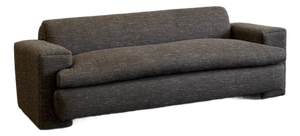 Chunky Post Modern Sofa in Tweed