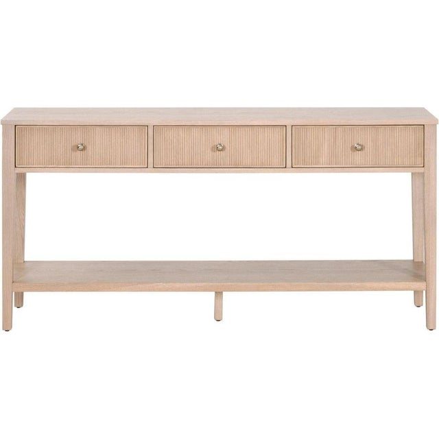 The Highland 3-Drawer Console Table by Essentials For Living is a versatile piece crafted to suit both modern and classic...