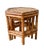 Vintage Graduated Bamboo Plant Stands, Set of 3 – Hollywood Regency / Coastal / Organic Modern For Sale In Houston - Image 6 of 10