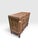 Coffee Vintage Maitland-Smith Hand-Painted Serpentine Three-Drawer Chest – Designer Accent Dresser For Sale - Image 8 of 12