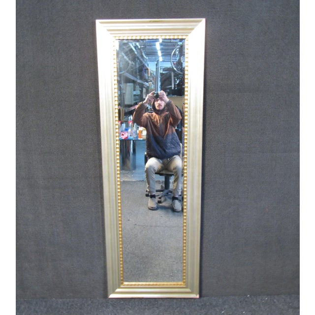 Glass Mid-Century Modern Mirror For Sale - Image 7 of 7