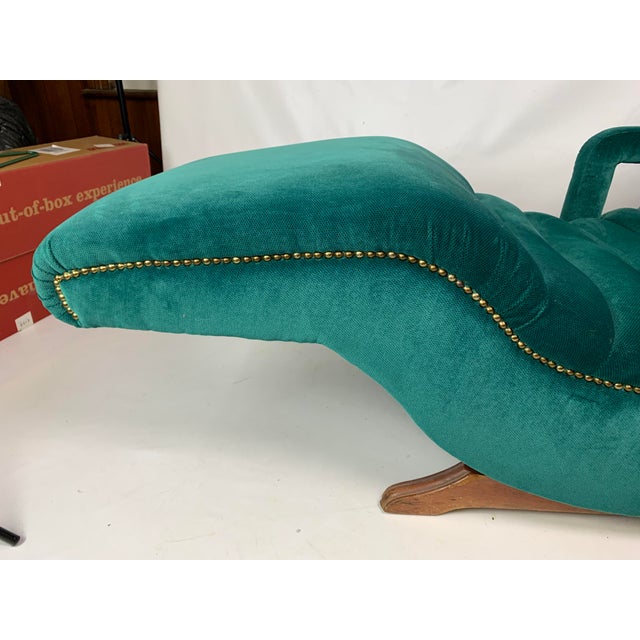 Vintage MidCentury Contour Green Lounge Chair Chairish