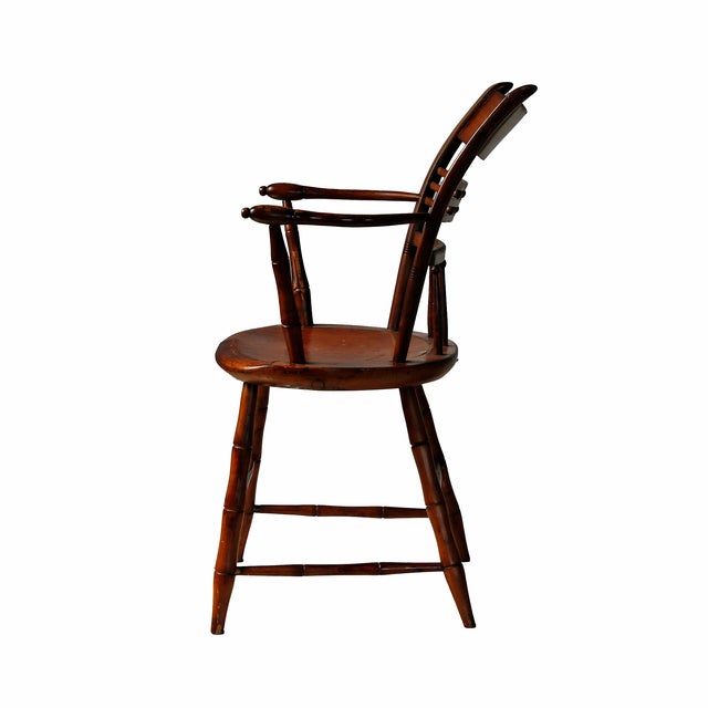 Traditional Antique Windsor Chair For Sale - Image 3 of 6
