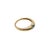 A refined H. Stern ring in 18 karat yellow gold, featuring an oval faceted aquamarine on a gently tapered band with a...