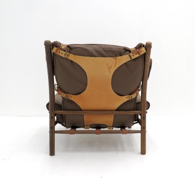 Scandinavian Modern Arne Norell ‘Inca’ Leather Chair, 1970 For Sale - Image 9 of 10