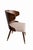 2020s Mid-Century Modern Style Walnut Dining Set, Sculptural Barrel Back Chairs, Malaysia 2020 For Sale - Image 5 of 17