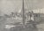 Vintage circa 1990's photograph on watercolor paper by Eric C. Weller (20th century) Texas. Unsigned, marina with fishing...