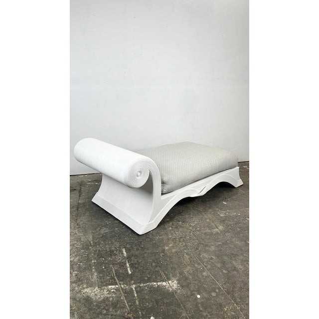 Vintage Betty Cobonpue Scultura Rattan Chaise Lounge For Sale - Image 4 of 11